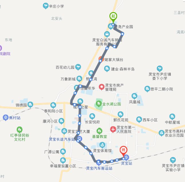 灵宝公交车最新路线图详解